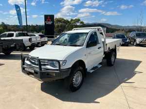 2009 Mitsubishi Triton ML MY09 GLX 4x2 White 5 Speed Manual Cab Chassis Muswellbrook Muswellbrook Area Preview