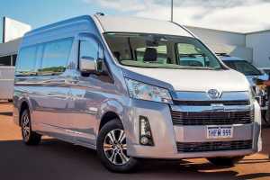 2020 Toyota HiAce GDH322R Commuter High Roof Super LWB GL Quicksilver 6 Speed Sports Automatic Bus