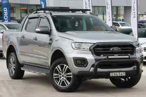 2021 Ford Ranger PX MkIII 2021.75MY Wildtrak Silver 10 Speed Sports Automatic Double Cab Pick Up