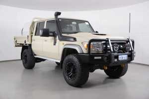 2021 Toyota Landcruiser 70 Series VDJ79R GXL Sandy Taupe 5 Speed Manual Double Cab Chassis