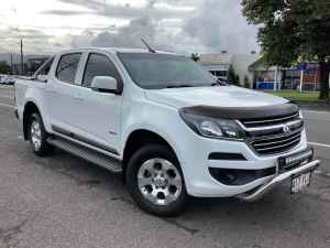 2017 Holden Colorado RG MY18 LS Pickup Crew Cab 4x2 White 6 Speed Sports Automatic Utility Bungalow Cairns City Preview