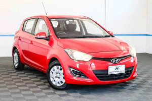 2013 Hyundai i20 PB MY13 Active Red 4 Speed Automatic Hatchback