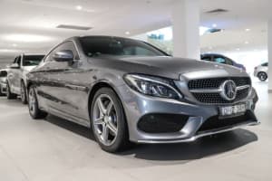 2016 Mercedes-Benz C-Class C205 C300 7G-Tronic + Grey 7 Speed Sports Automatic Coupe