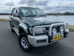 2003 Toyota Hilux VZN167R MY02 SR5 Green 4 Speed Automatic Utility