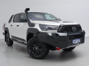 2021 Toyota Hilux GUN126R Facelift Rugged X (4x4) White 6 Speed Automatic Double Cab Pick Up
