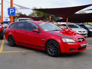 2010 Holden Commodore VE MY10 Omega Sportwagon Red 6 Speed Sports Automatic Wagon