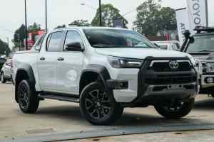 2022 Toyota Hilux GUN126R Rogue Double Cab White 6 Speed Sports Automatic Utility