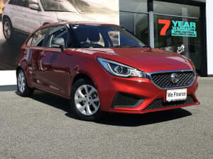 2020 MG MG3 SZP1 MY21 Core Red 4 Speed Automatic Hatchback Victoria Park Victoria Park Area Preview