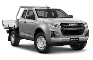 2023 Isuzu D-MAX RG MY23 SX Space Cab 4x2 High Ride Silver 6 Speed Sports Automatic Cab Chassis