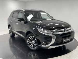 2017 Mitsubishi Outlander ZK MY18 Exceed AWD Black 6 Speed Sports Automatic Wagon Cardiff Lake Macquarie Area Preview