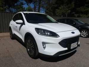 2020 Ford Escape ZH 2021.25MY White 8 Speed Sports Automatic SUV