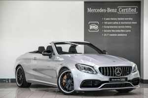 2019 Mercedes-Benz C-Class A205 809MY C63 AMG SPEEDSHIFT MCT S Silver 9 Speed Sports Automatic