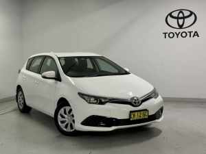 2016 Toyota Corolla ZRE182R MY15 Ascent Glacier White 7 Speed CVT Auto Sequential Hatchback