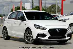 2020 Hyundai i30 PD.3 MY20 N Line D-CT White 7 Speed Sports Automatic Dual Clutch Hatchback North Lakes Pine Rivers Area Preview