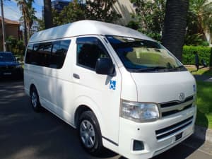 2012 Toyota Hiace  DX LWB  Welcab, Highroof, 76500km, Ready for work. $28999 ($27999) Wollongong Wollongong Area Preview