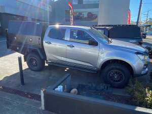 2023 Isuzu D-MAX RG MY23 SX Crew Cab Silver 6 Speed Sports Automatic Utility Burwood Whitehorse Area Preview
