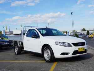 2009 Ford Falcon FG Super Cab White 4 Speed Sports Automatic Cab Chassis