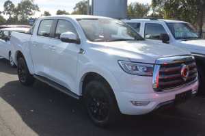 2024 GWM Ute Cannon (4x4) Pearl White 8 Speed Automatic Dual Cab Utility