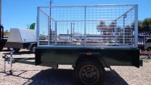 BOX TRAILER 7 X 5 CAGED TRAILER AND NEW