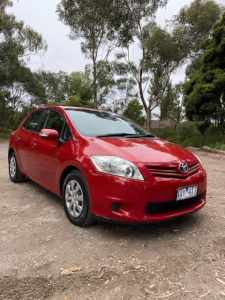 2010 Toyota Corolla ZRE152R Ascent Red 4 Speed Automatic Hatchback