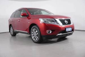 2016 Nissan Pathfinder R52 MY15 ST-L (4x2) Red Continuous Variable Wagon