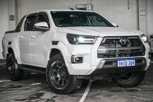 2020 Toyota Hilux GUN126R Rogue Double Cab Crystal Pearl 6 Speed Sports Automatic Utility