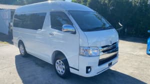 2017 Toyota HiAce KDH206 4WD DX High Roof White 4 Speed Automated Van