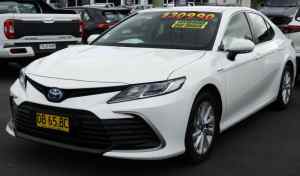 2021 Toyota Camry Axhv70R Ascent (Hybrid) White Continuous Variable Sedan