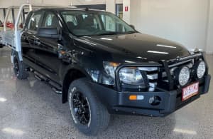 2015 Ford Ranger PX XLS Double Cab Black 6 Speed Sports Automatic Utility