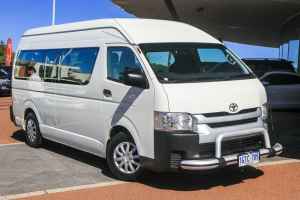 2019 Toyota HiAce GDH322R Commuter High Roof Super LWB French Vanilla 6 Speed Sports Automatic Bus