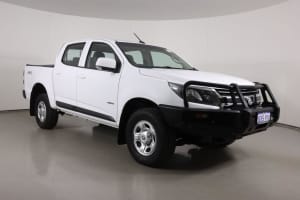 2019 Holden Colorado RG MY19 LS (4x4) (5Yr) White 6 Speed Automatic Crew Cab Chassis