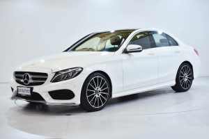 2015 Mercedes-Benz C-Class W205 806MY C200 7G-Tronic   White 7 Speed Sports Automatic Sedan Brooklyn Brimbank Area Preview