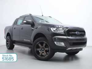 2016 Ford Ranger PX MkII Wildtrak 3.2 (4x4) Black 6 Speed Automatic Dual Cab Pick-up