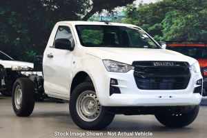 2023 Isuzu D-MAX RG MY23 SX Mineral White 6 Speed Sports Automatic Cab Chassis