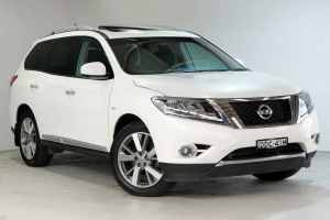 2016 Nissan Pathfinder R52 MY16 Ti X-tronic 2WD White 1 Speed Constant Variable Wagon