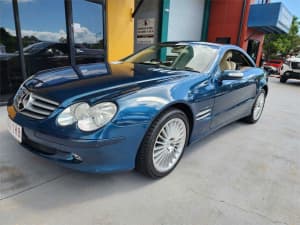 2004 Mercedes-Benz SL350 R230 Blue 5 Speed Automatic Touchshift Convertible Capalaba Brisbane South East Preview
