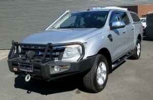 2014 Ford Ranger PX XLT Super Cab Silver 6 Speed Sports Automatic Utility