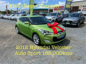 2012 Hyundai Veloster FS MY13 Green 6 Speed Auto Dual Clutch Coupe Archerfield Brisbane South West Preview