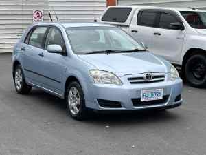 2005 Toyota Corolla ZZE122R Ascent Seca Blue 4 Speed Automatic Hatchback