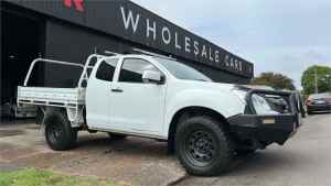 2014 Isuzu D-MAX MY14 SX Space Cab White 5 Speed Manual Cab Chassis