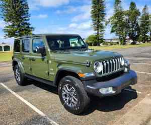 2023 Jeep Wrangler JL MY24 Unlimited Overland Sarge Green 8 Speed Automatic Hardtop