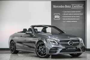 2023 Mercedes-Benz C-Class A205 803+053MY C300 9G-Tronic Grey 9 Speed Sports Automatic Cabriolet