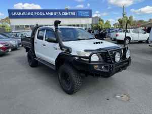 2011 Toyota Hilux KUN26R MY11 Upgrade SR (4x4) White 4 Speed Automatic Dual Cab Pick-up Werribee Wyndham Area Preview