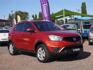 2015 Ssangyong Korando C200 MY15 S 2WD Red 6 Speed Automatic Wagon