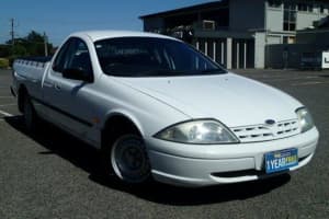 2000 Ford Falcon AUII XL White 4 Speed Automatic Utility