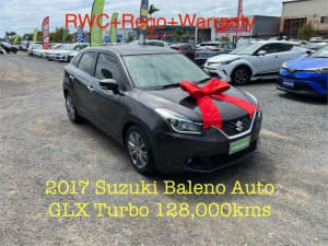 2017 Suzuki Baleno GLX Turbo Grey 6 Speed Automatic Hatchback Archerfield Brisbane South West Preview