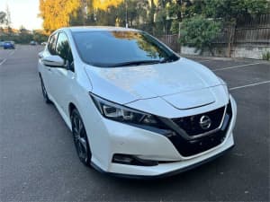 2018 Nissan Leaf ZE1 X Pearl White Automatic Hatchback