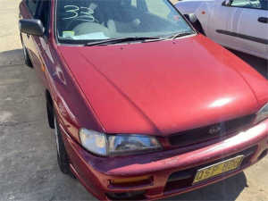 1997 Subaru Impreza GX Red 4 Speed Automatic Hatchback