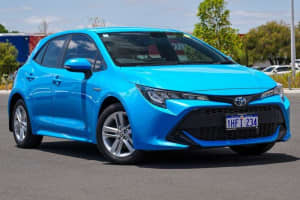 2021 Toyota Corolla ZWE211R Ascent Sport Hybrid Eclectic Blue Continuous Variable Hatchback