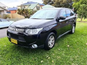 2012 Mitsubishi Outlander ZJ LS (4x4) Black Continuous Variable Wagon Broadmeadow Newcastle Area Preview